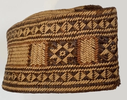 788 Woven Rattan Cap from Borneo